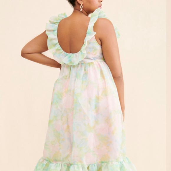 Anthropologie Selkie women  Ruffle Romance dress size L NWOT - Picture 4 of 8